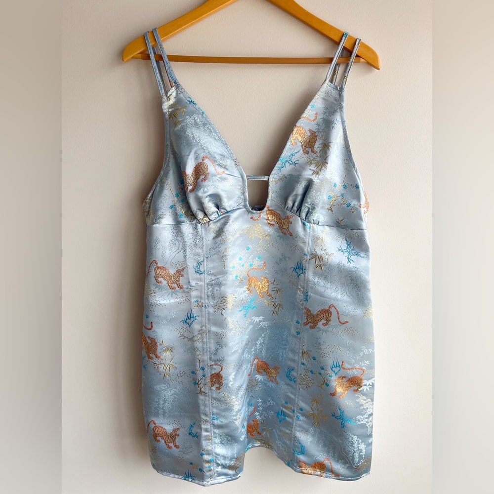 Urban Outfitters Silk Tiger Dress
